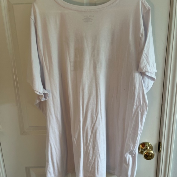 Lane Bryant White "Beauty Has No Skintone" Short Sleeve T-Shirt, 26/28 - Picture 2 of 7